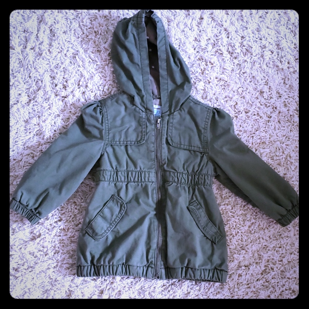 Green Jacket with Hoddie